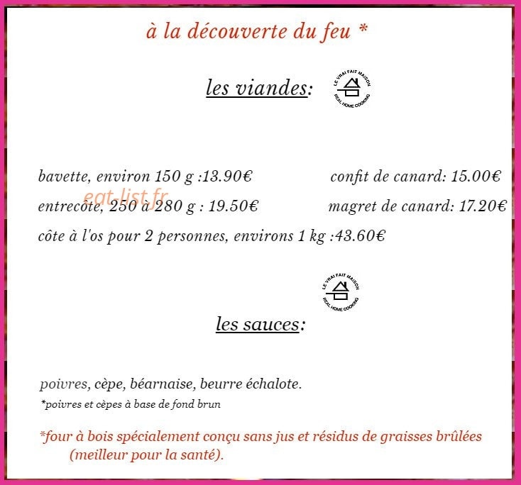 L'Assiette Troglodyte — carte page 10