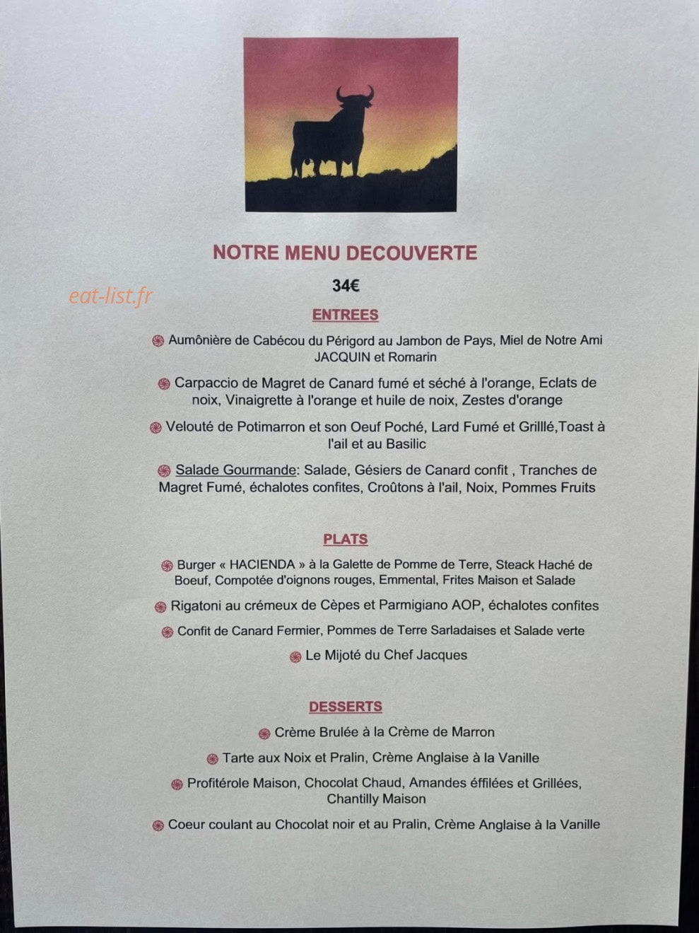 L'Hacienda Loca — carte page 1