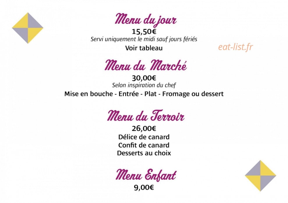 Chez Chabrol — carte page 2