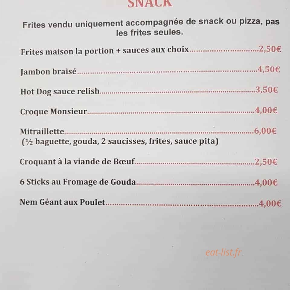 La Perla Pizza — carte page 4