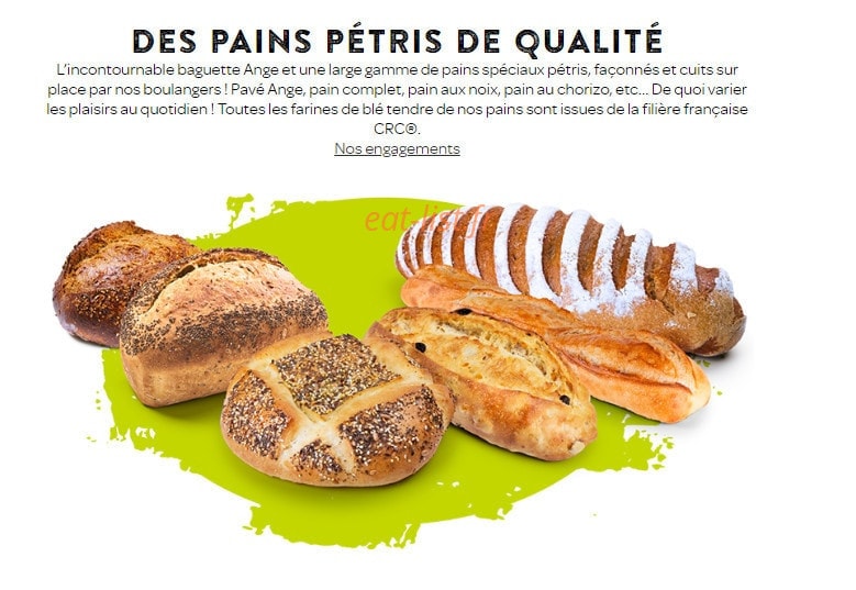 Boulangerie Ange — carte page 1