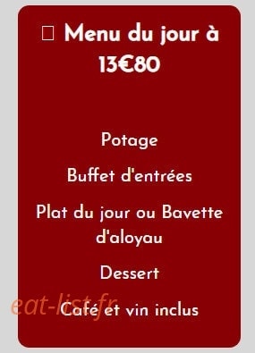La Pause — carte page 1