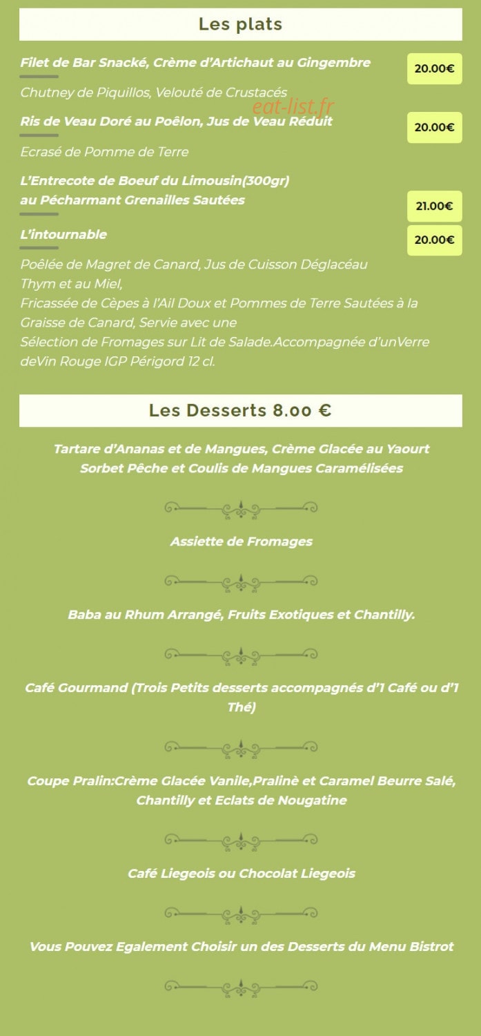 Hôtel de France — carte page 3