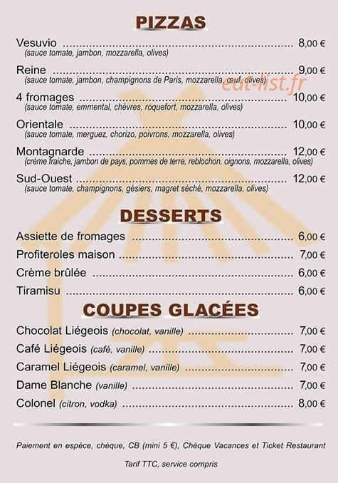La Paillote de Saint Saud — carte page 3