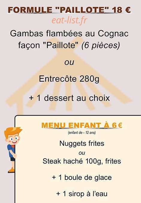La Paillote de Saint Saud — carte page 4