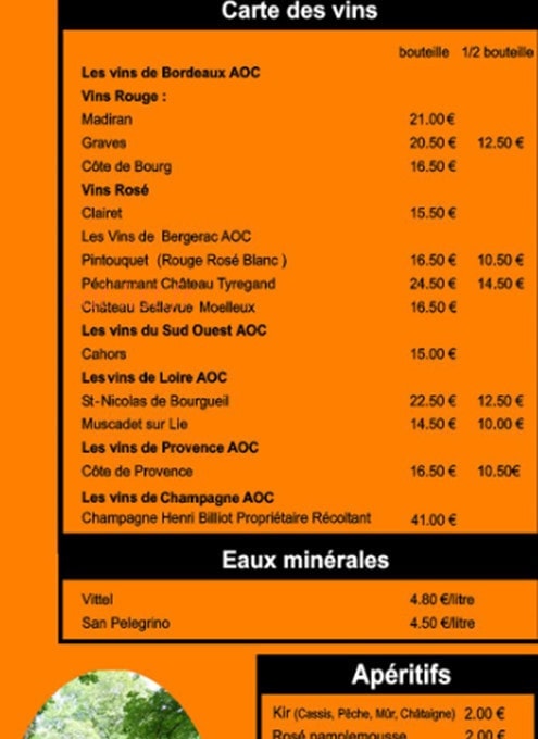 La table de ginette — carte page 3