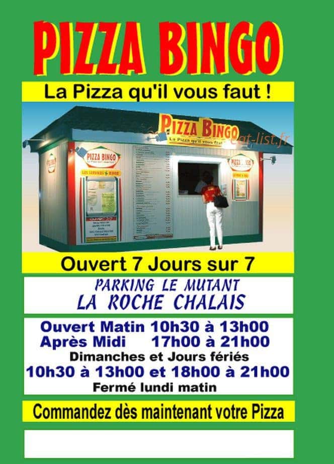 Pizza Bingo — carte page 1