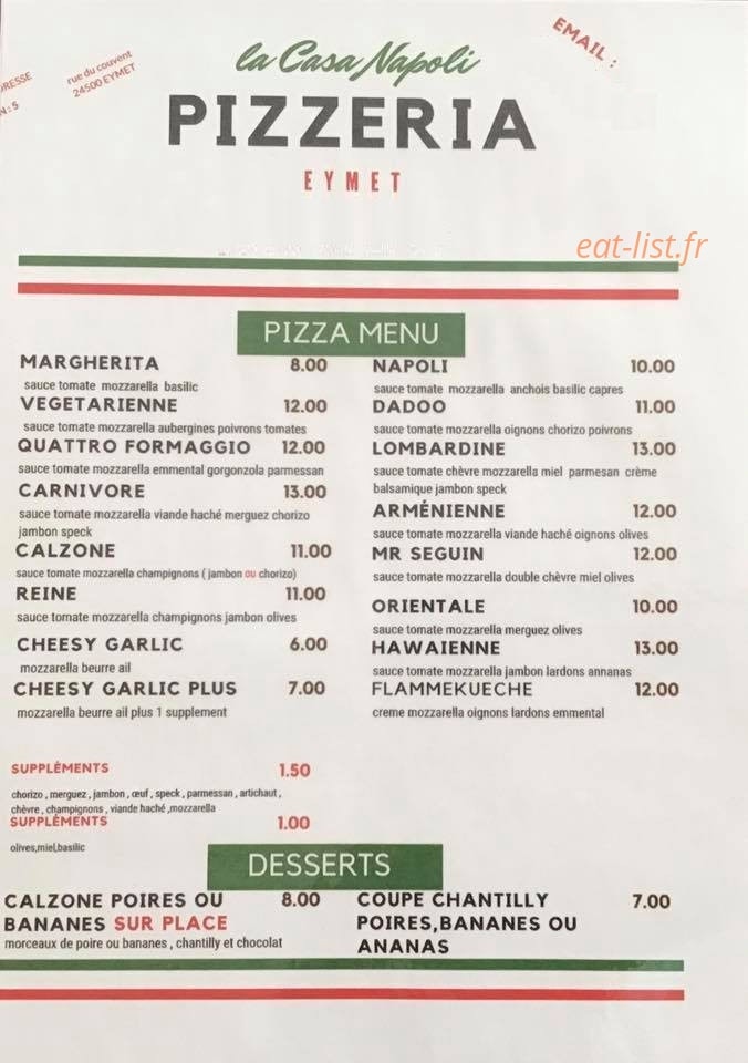 La casa napoli — carte page 1