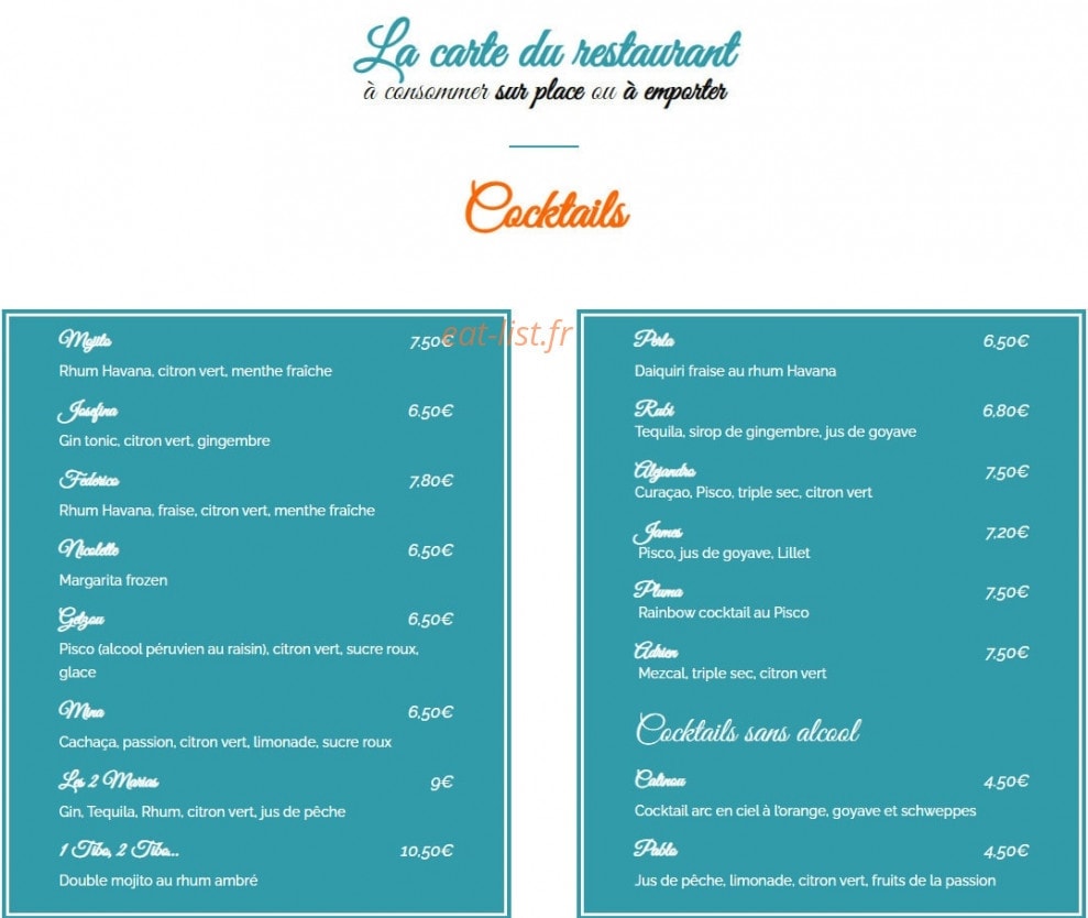 Pacifico — carte page 1
