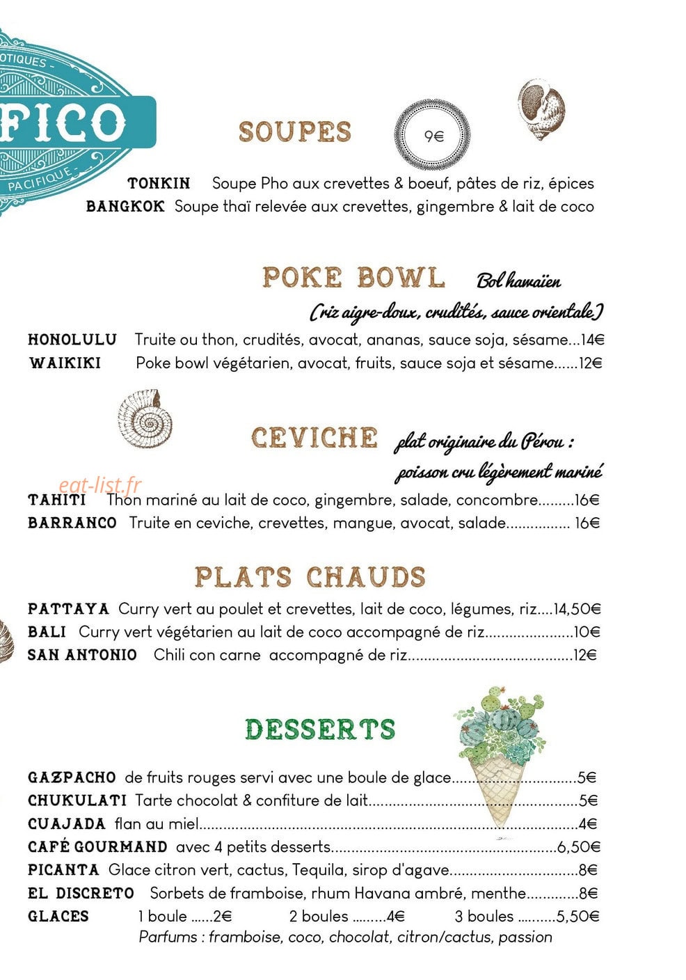Pacifico — carte page 1