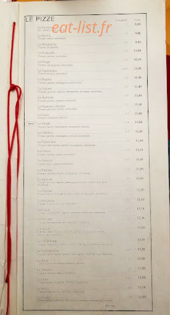 Restaurant Italien des Arcades — carte page 2