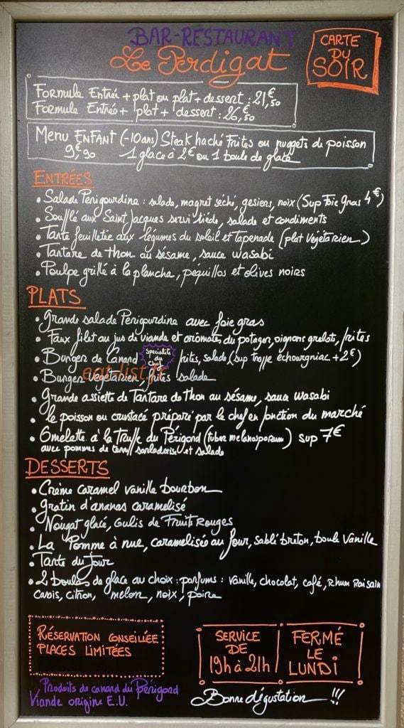 Le Perdigat — carte page 1