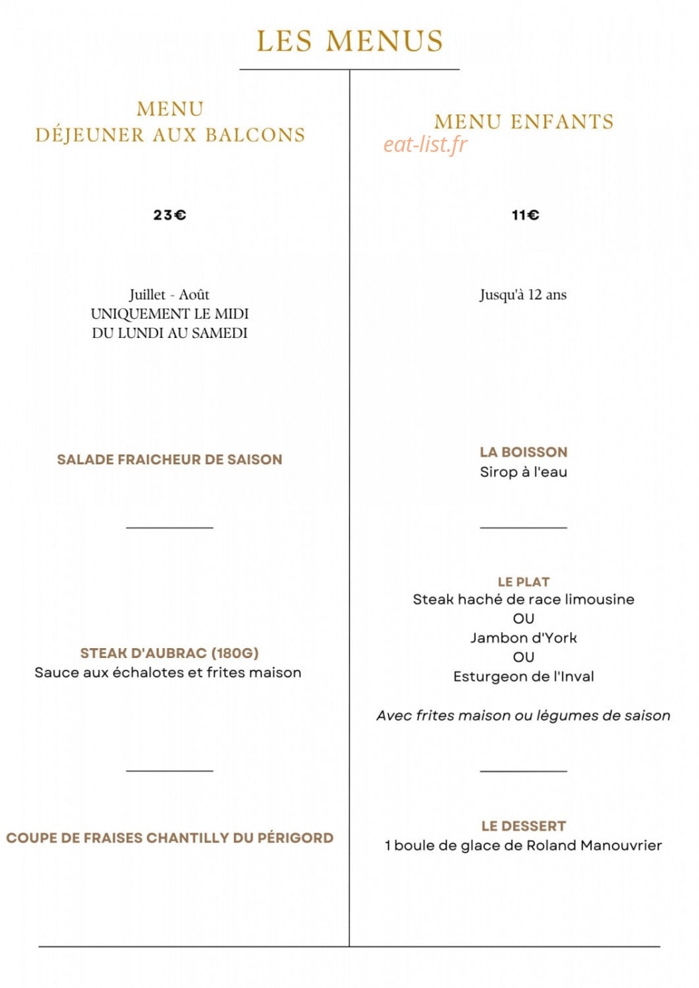 Les Balcons de l'Espérance — carte page 1