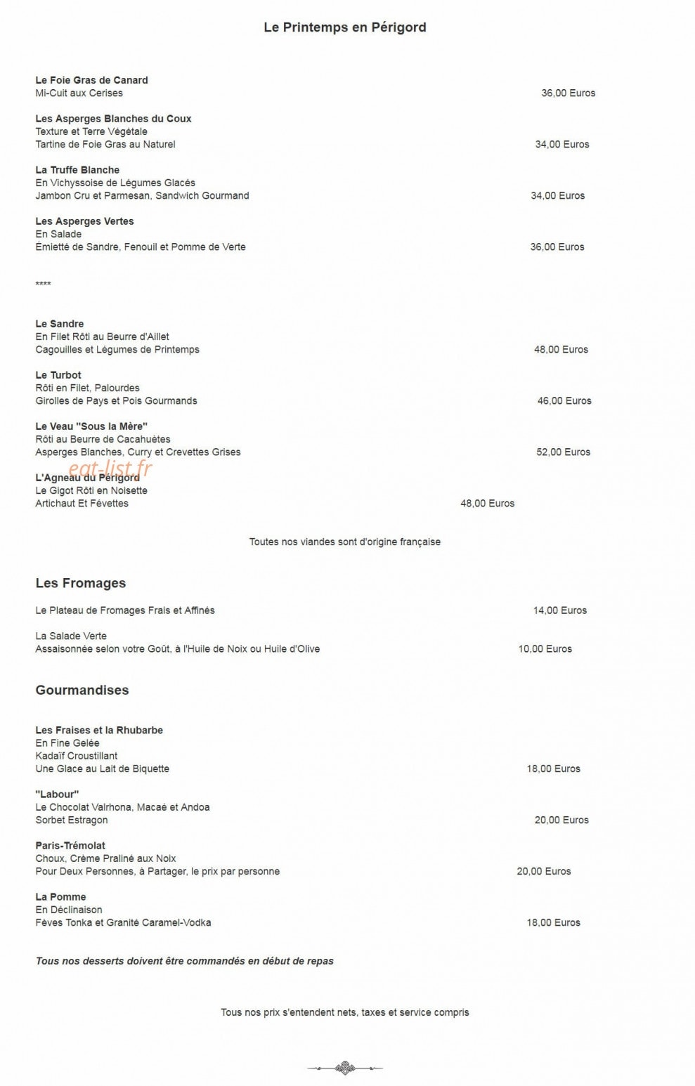 Le Vieux Logis — carte page 3