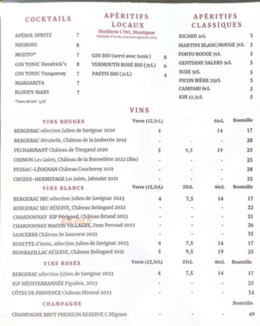 La Tour Sainte-Alvère — carte page 4