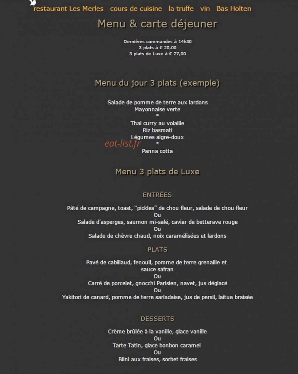 Chateau les Merles — carte page 3