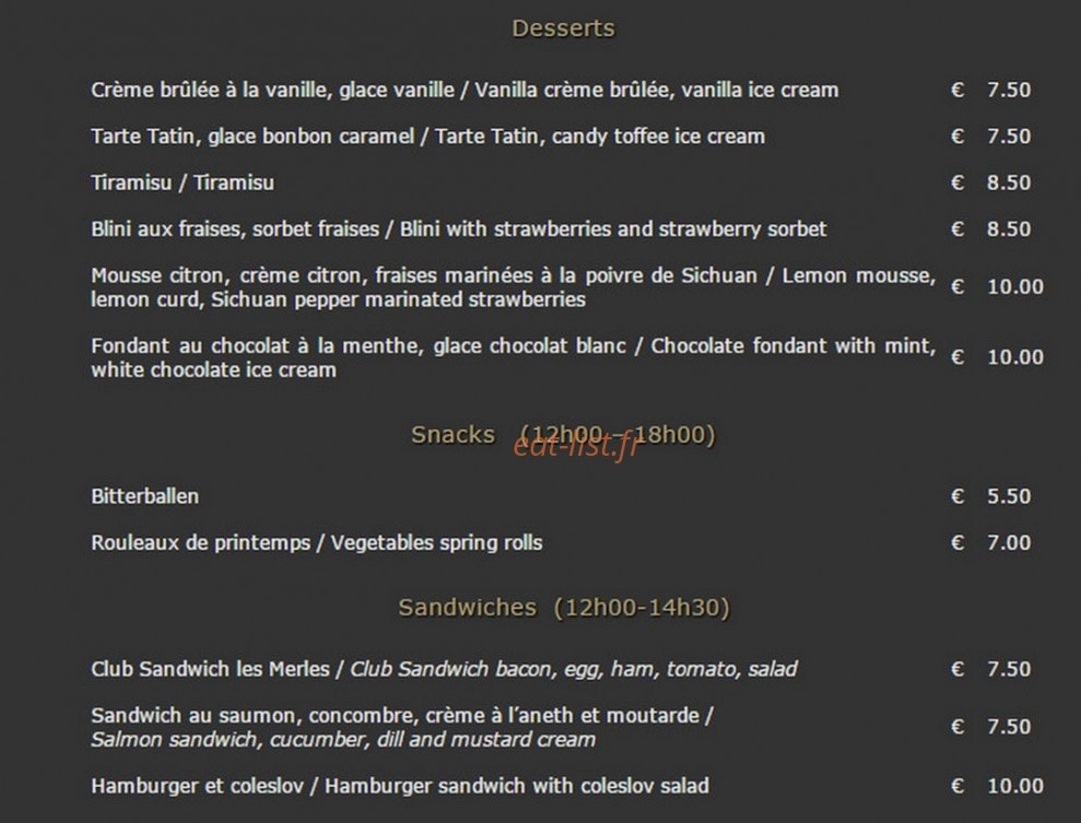 Chateau les Merles — carte page 2