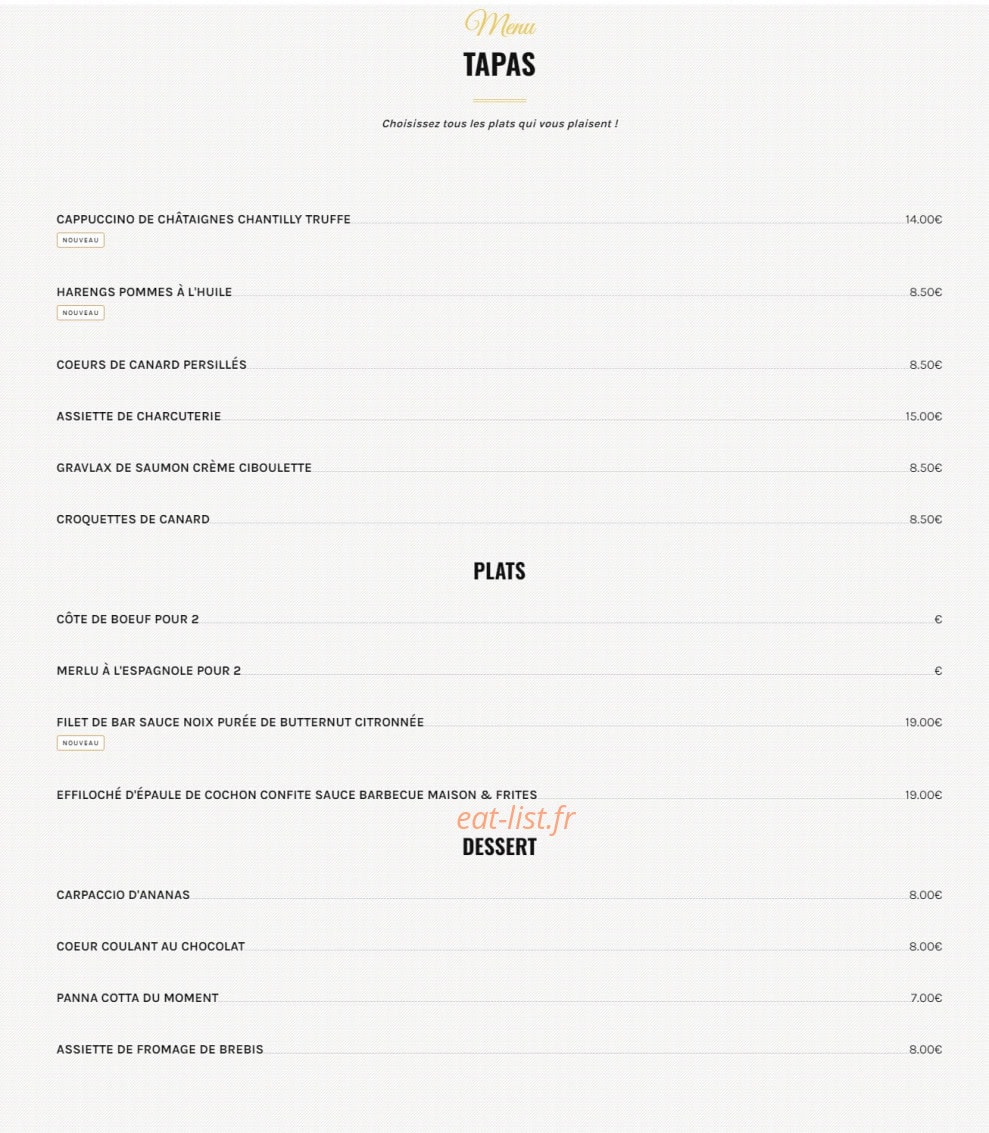 L'Estela — carte page 1