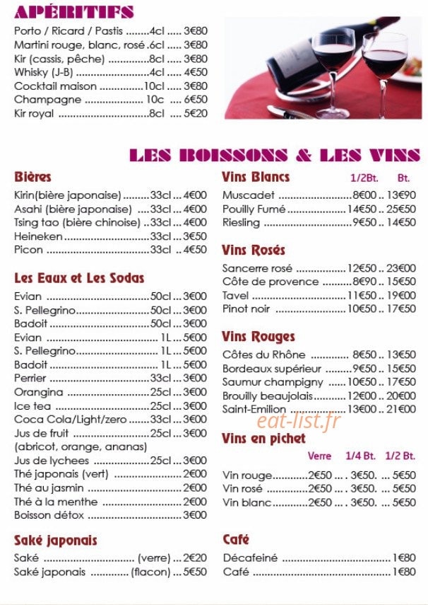 Miso Sushi — carte page 12