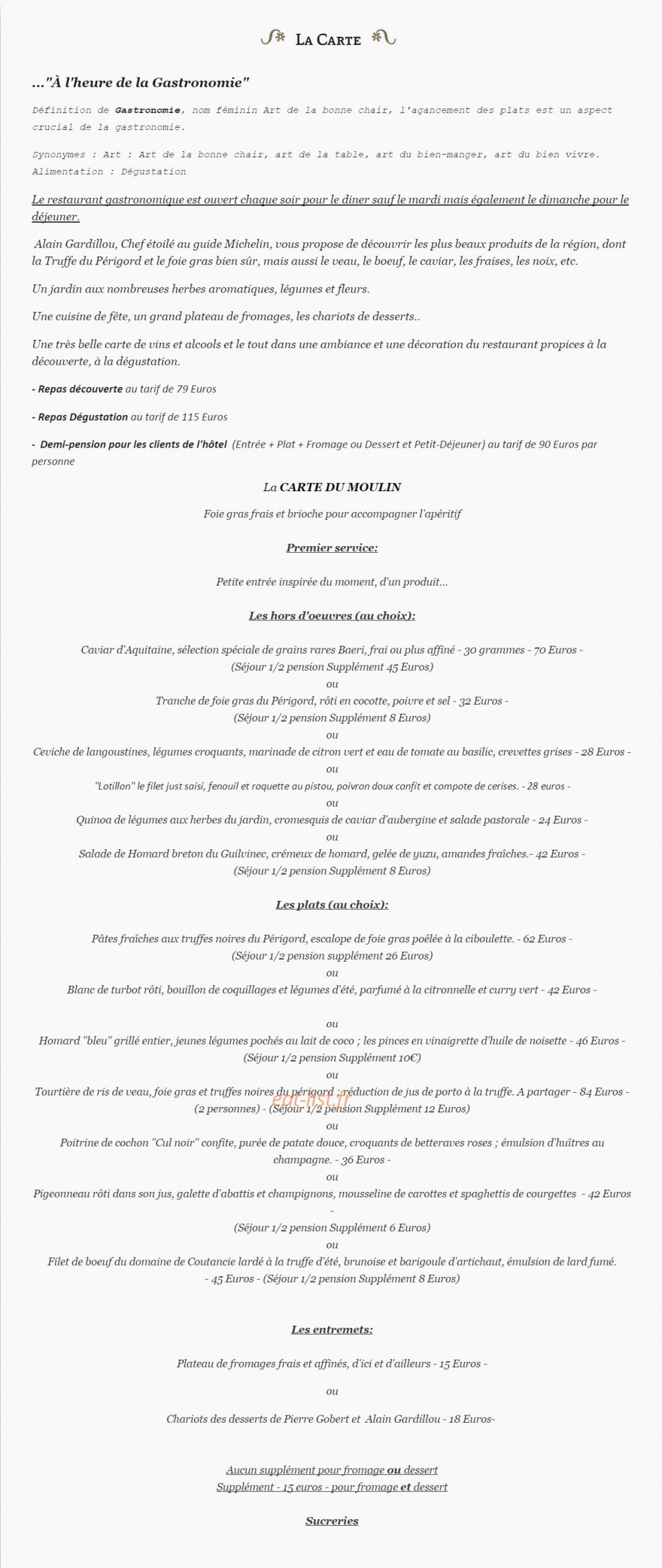Moulin Du Roc — carte page 2