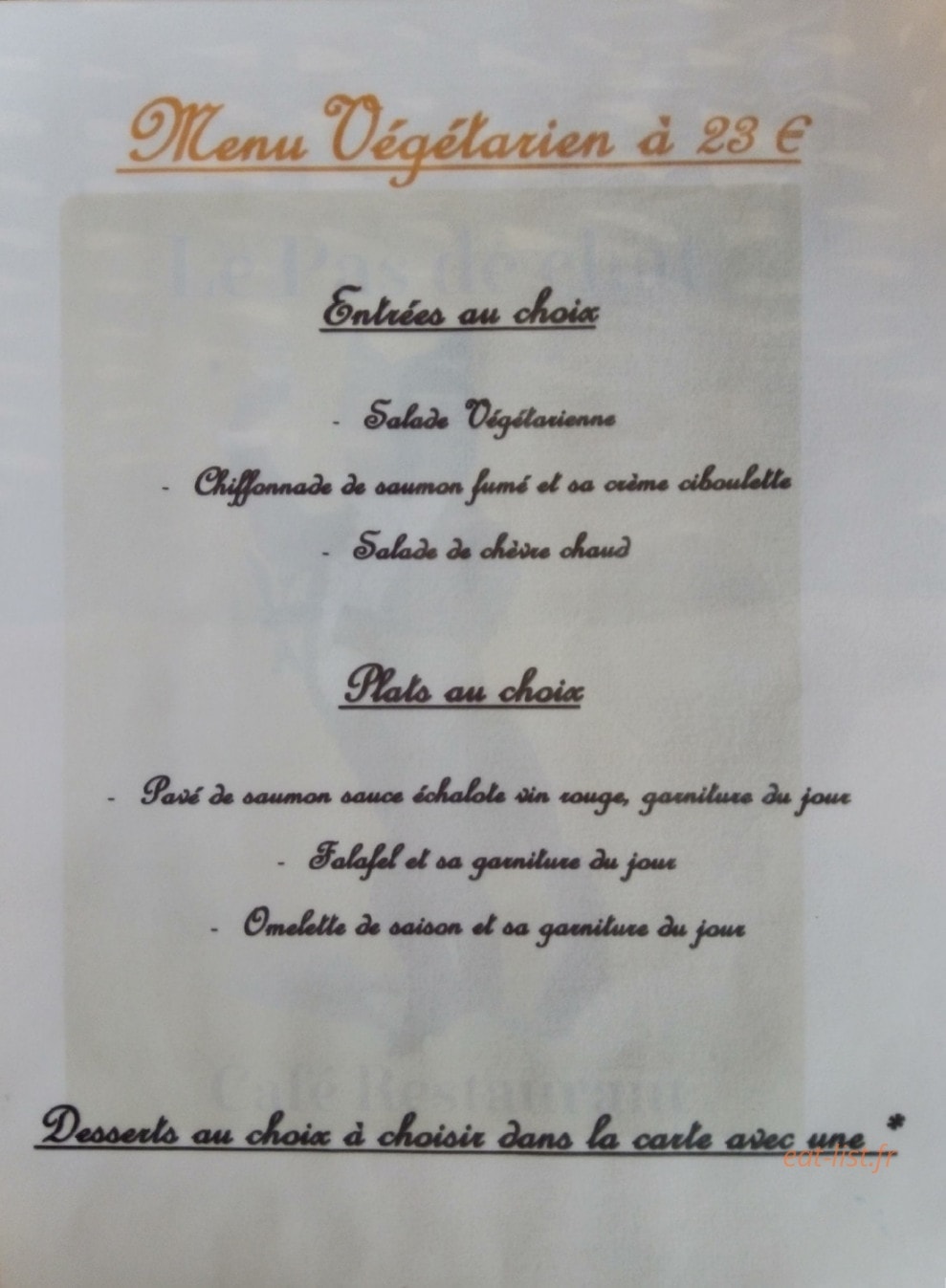 Le pas de chat — carte page 2