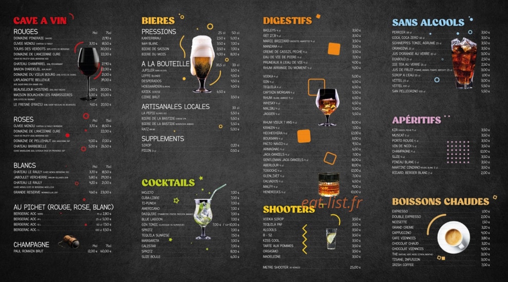 Chez Minou — carte page 4