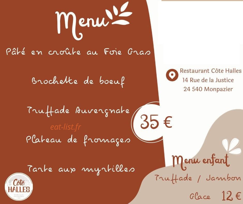 Côté Halles — carte page 1
