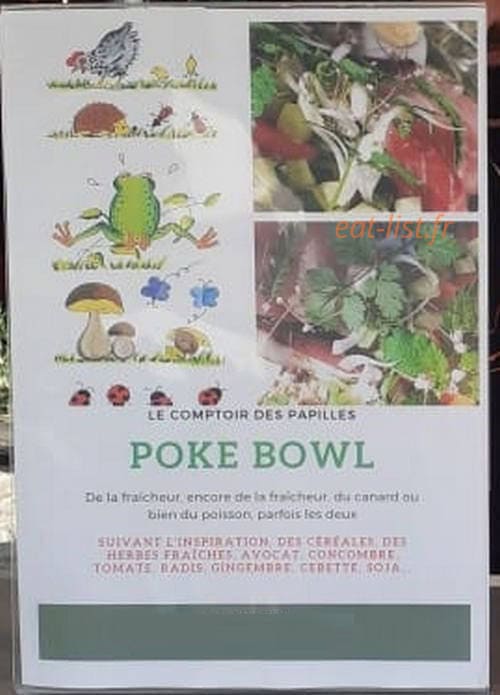 Le comptoir des papilles — carte page 1