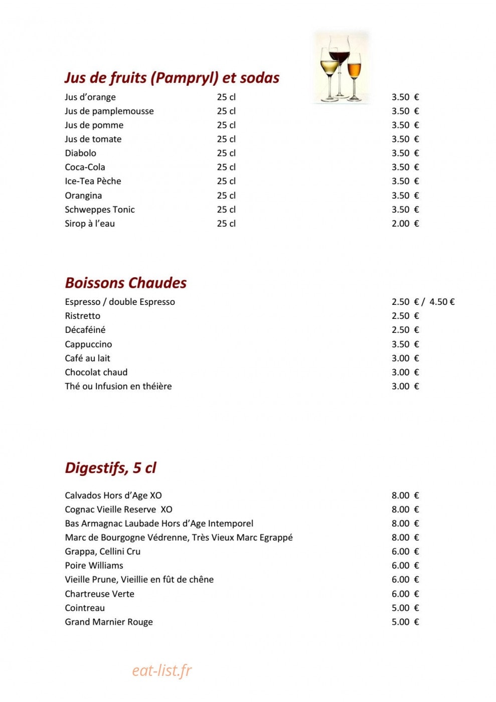 La Bastide — carte page 11