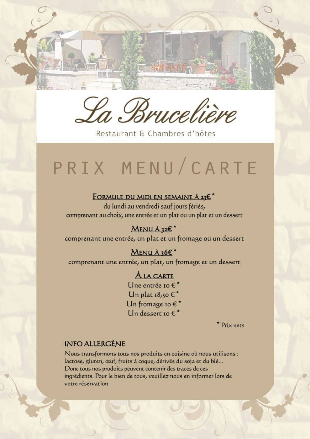 La Bruceliere — carte page 2