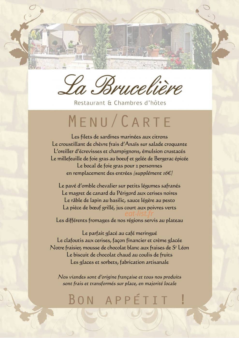La Bruceliere — carte page 1