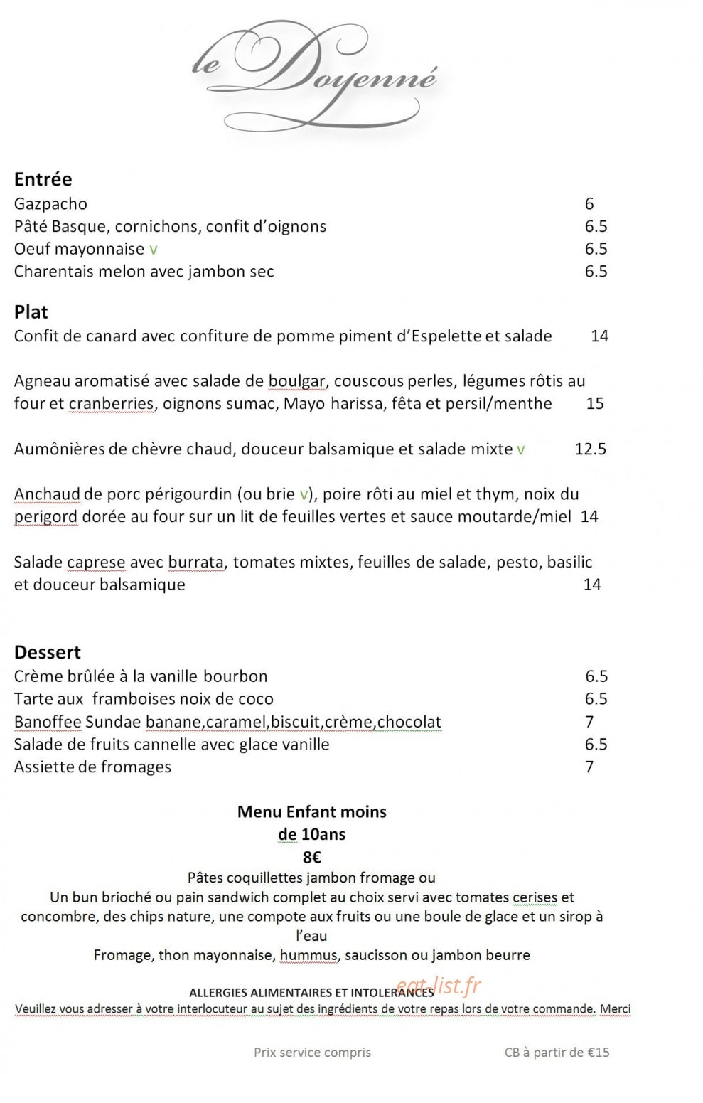 Le Doyenné — carte page 3