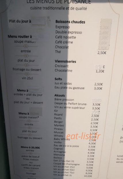 Le J Relais — carte page 1