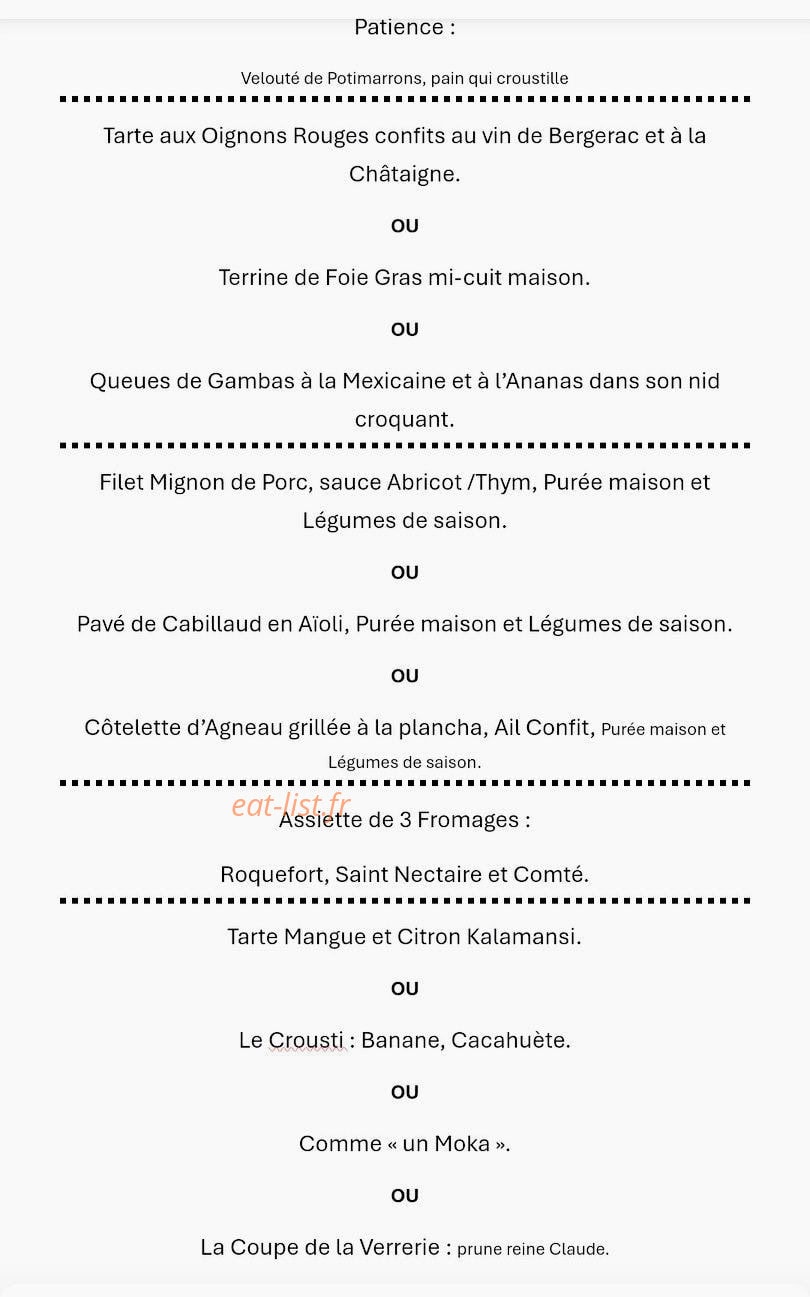 La Verrerie — carte page 1