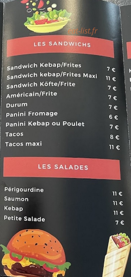 Vezere kebab — carte page 2