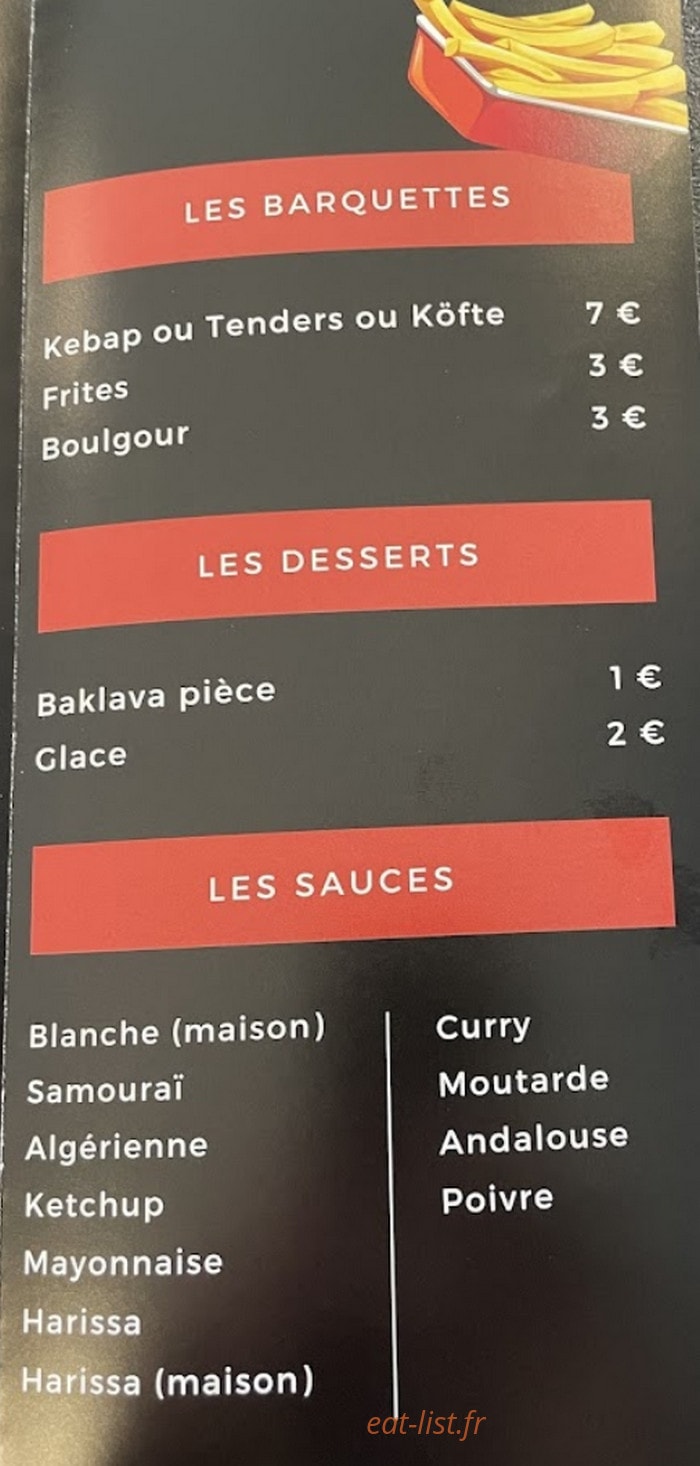 Vezere kebab — carte page 3
