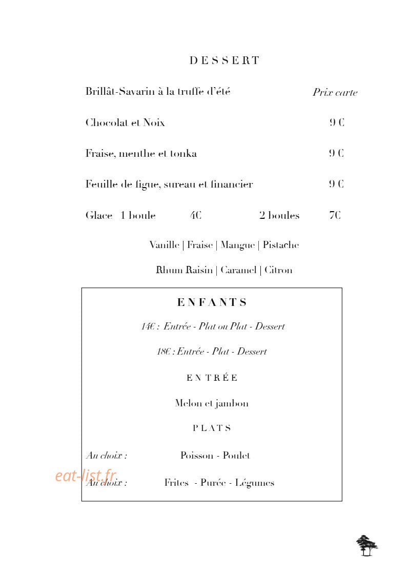 Le Manoir des Cèdres — carte page 6