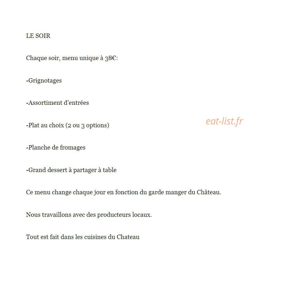 Château de Saint Geniès — carte page 2