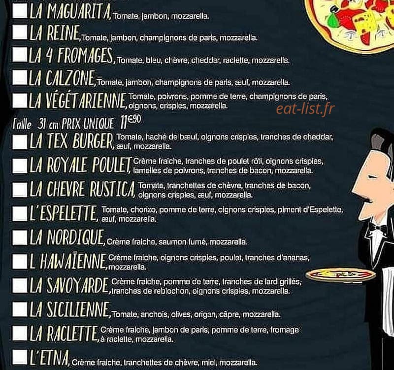 Easy food — carte page 2