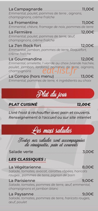 La Gourmandine — carte page 4