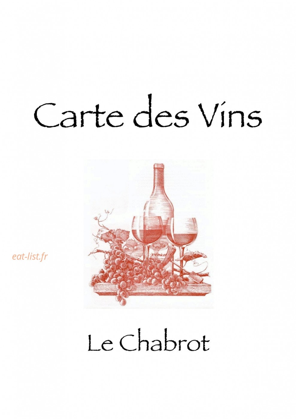 Le Chabrot — carte page 7