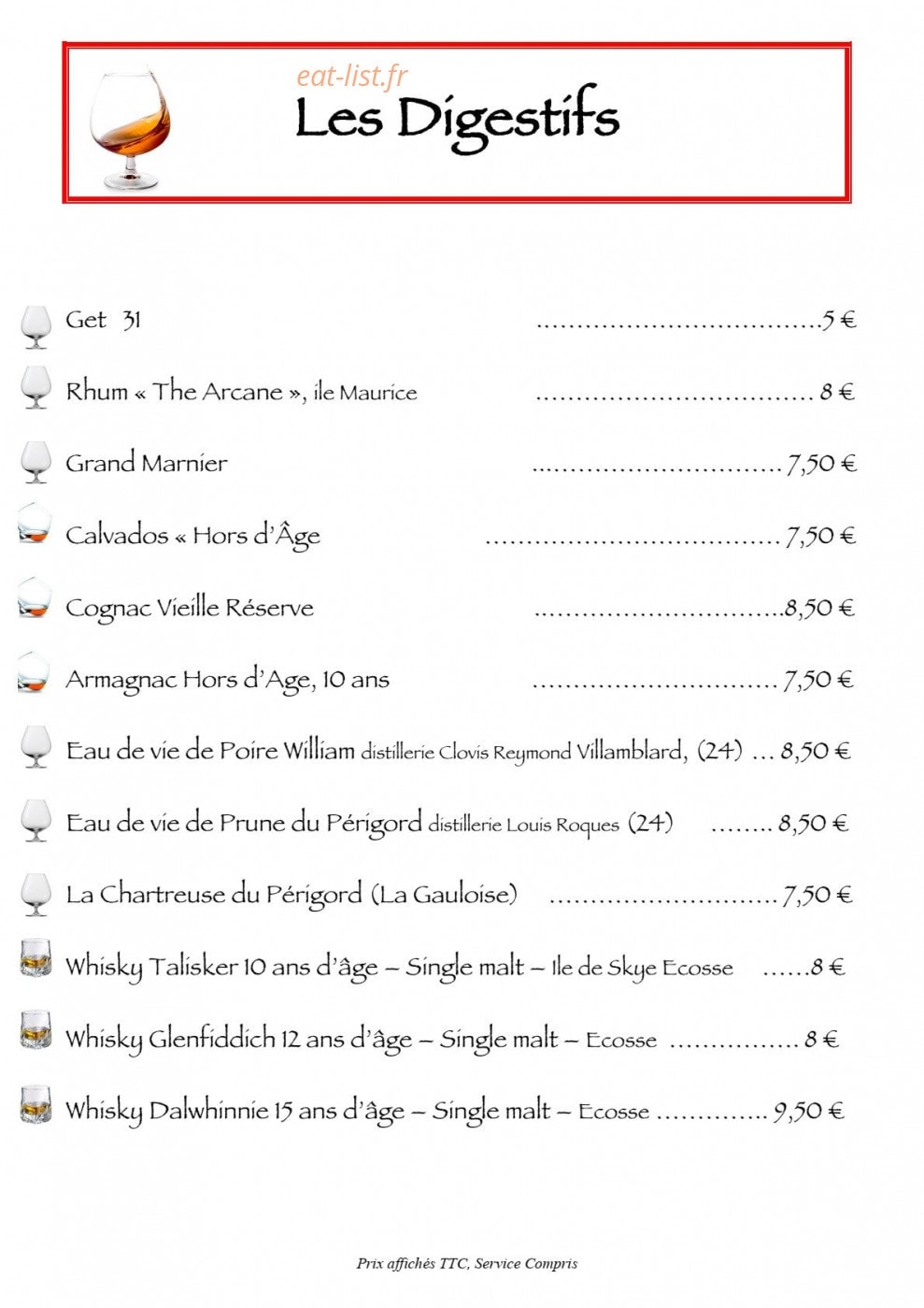 Le Chabrot — carte page 15