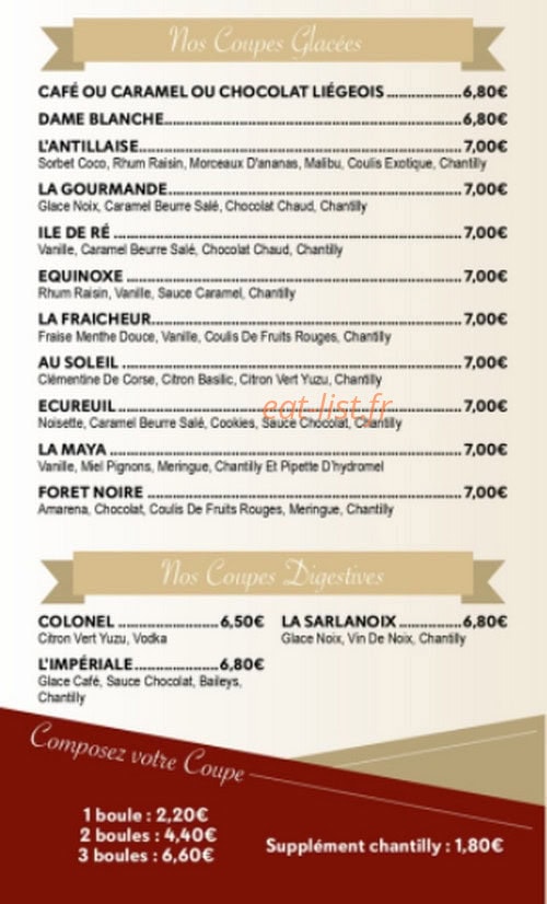 L auberge du pauly — carte page 6