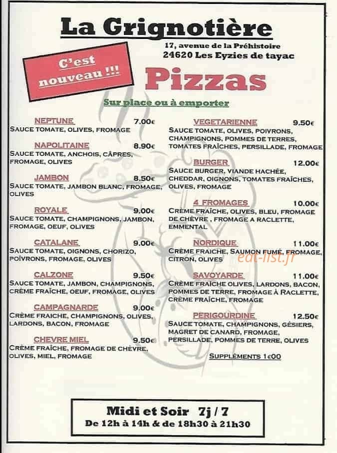 La Grignotière — carte page 1