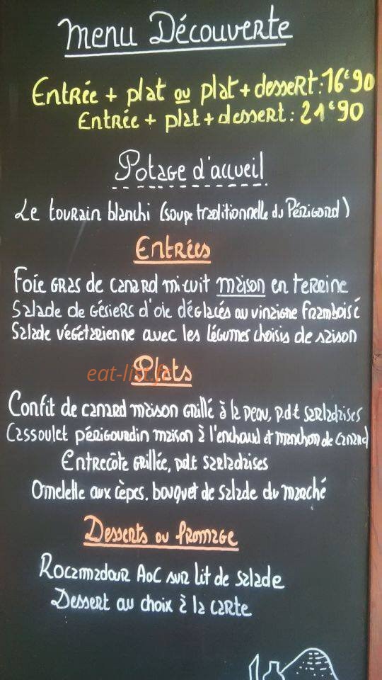 La Petite Borie — carte page 3