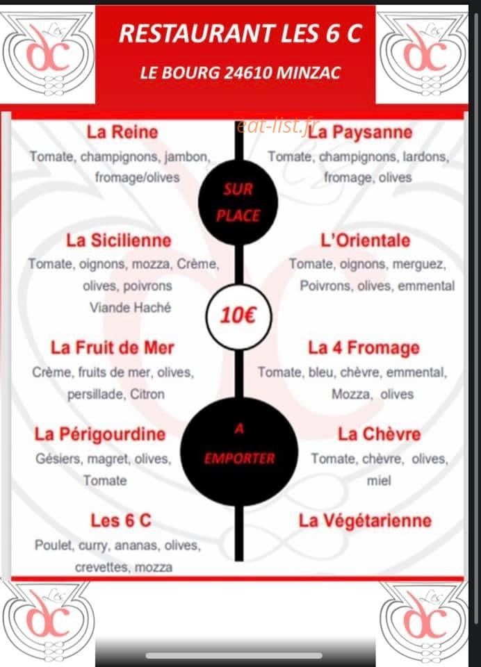 Les 6 C — carte page 1