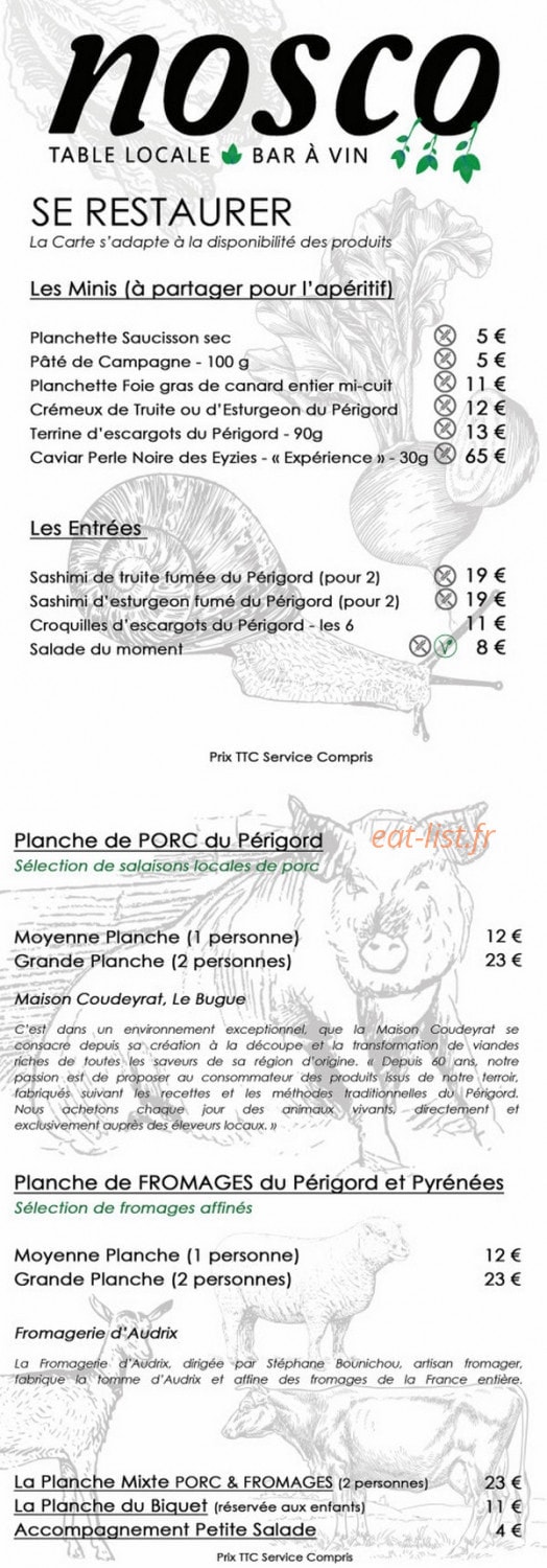 Nosco — carte page 1