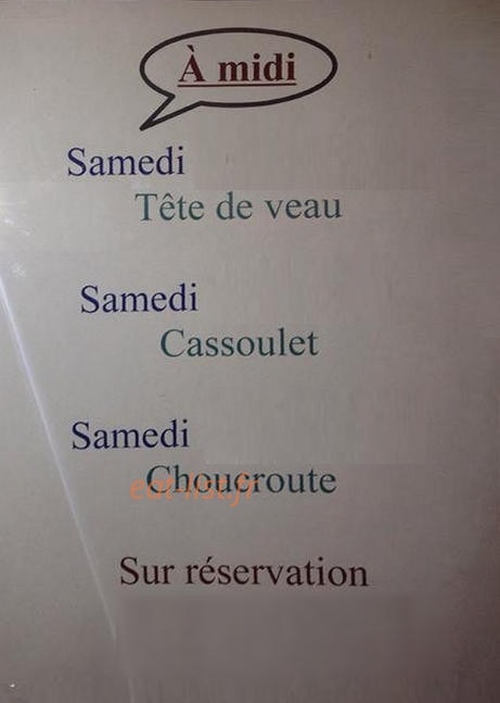 Bar des souvenirs — carte page 2