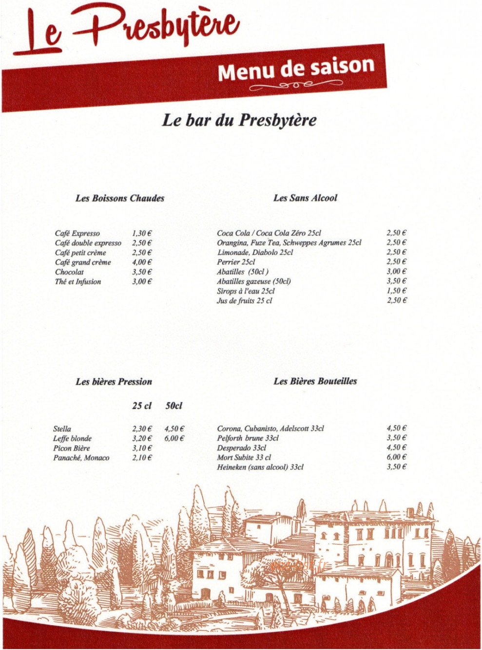 Le Presbytère — carte page 4