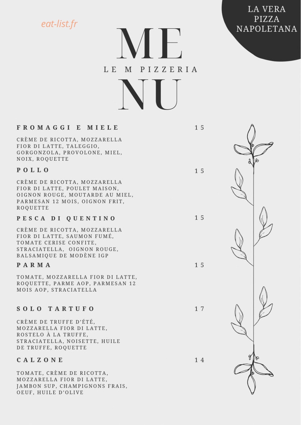 Le M — carte page 2